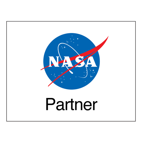 NASA Partner Logo with black border for Christine because she's a pedantic prick about branding